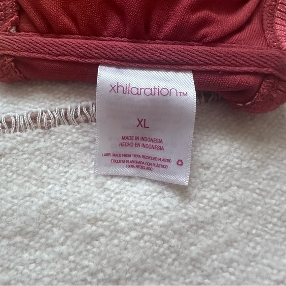 👙Rust Orange Ribbed Matching Bikini Swim Set - Picture 4 of 9